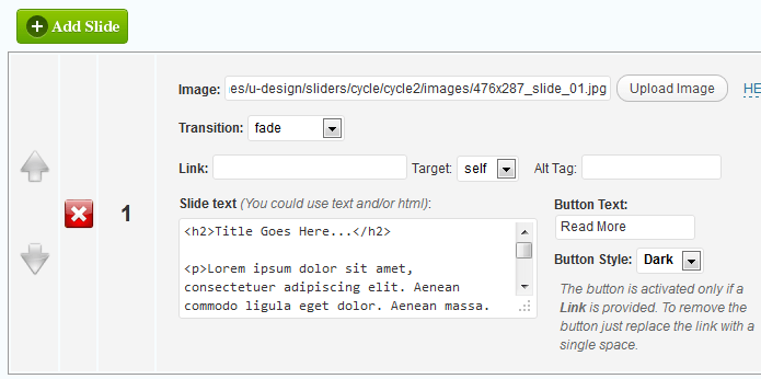 cycle2 slide options